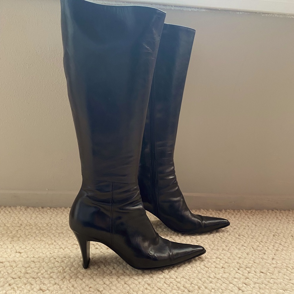 Kenneth Cole Toe Die For Tall Heel Boots